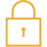 orange lock icon