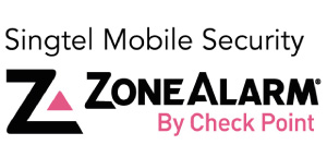 Singtel Mobile Security Zonealarm logo