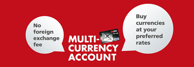 Image result for dbs multi currency account debit