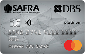 SAFRA DBS Debit Cardface