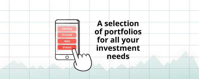 Ready-made portfolios designed and managed by experts.​