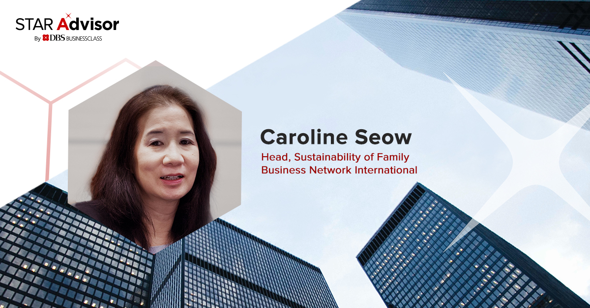 Caroline Seow advising to build a Business with a purpose