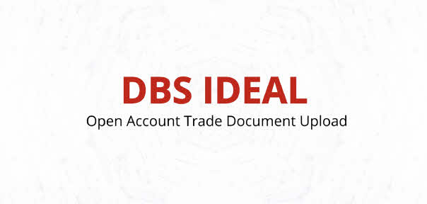 Submitting application for open account trade transaction