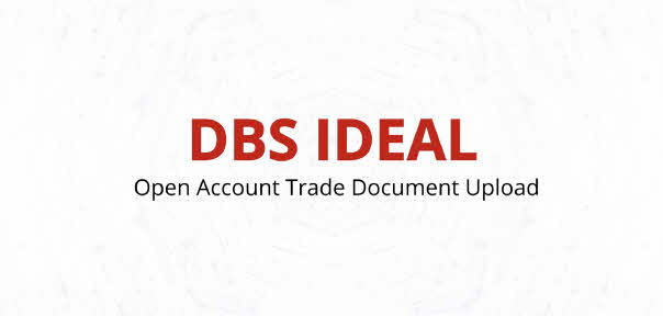 Submitting application for open account trade transaction