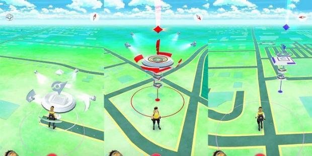 pokemon gym and pokestop