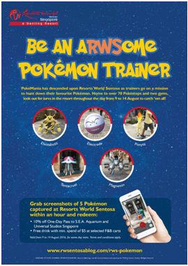 resorts world sentosa awesome pokemon event
