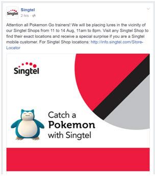 singtel pokemon event