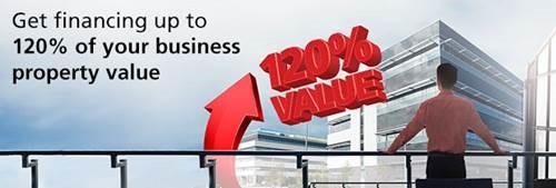 get financing of 120% of your business value