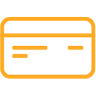orange atm card icon