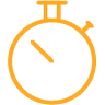 orange stopwatch icon
