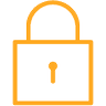 orange padlock icon