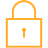 orange padlock icon