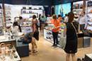 shoppers inside a store
