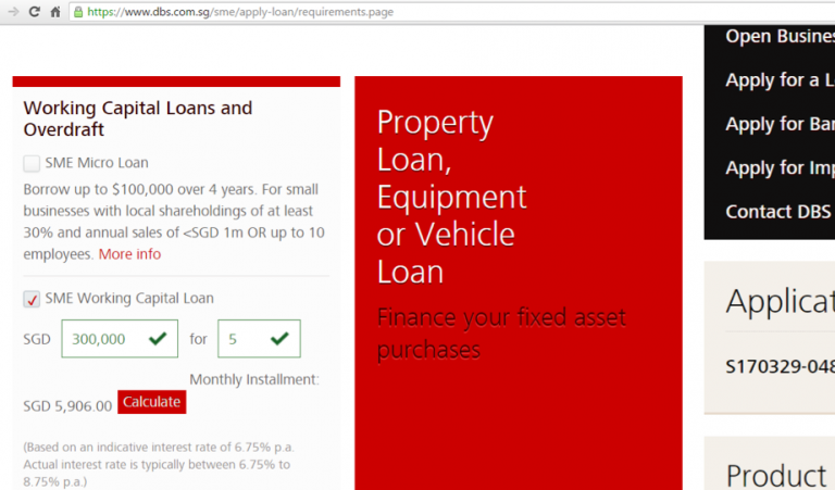 working capital loan calculator