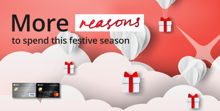 dbs - more reason to spend this festive season banner