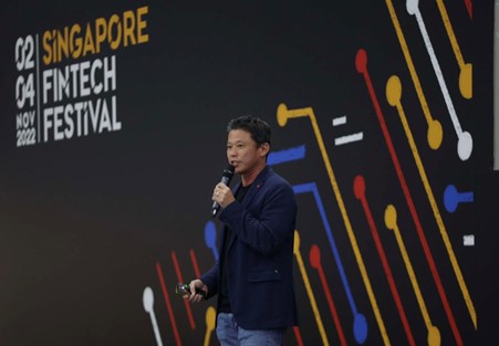Gene Wong at the Singapore Fintech Festival