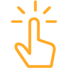 An image showing a finger pressing forcefully