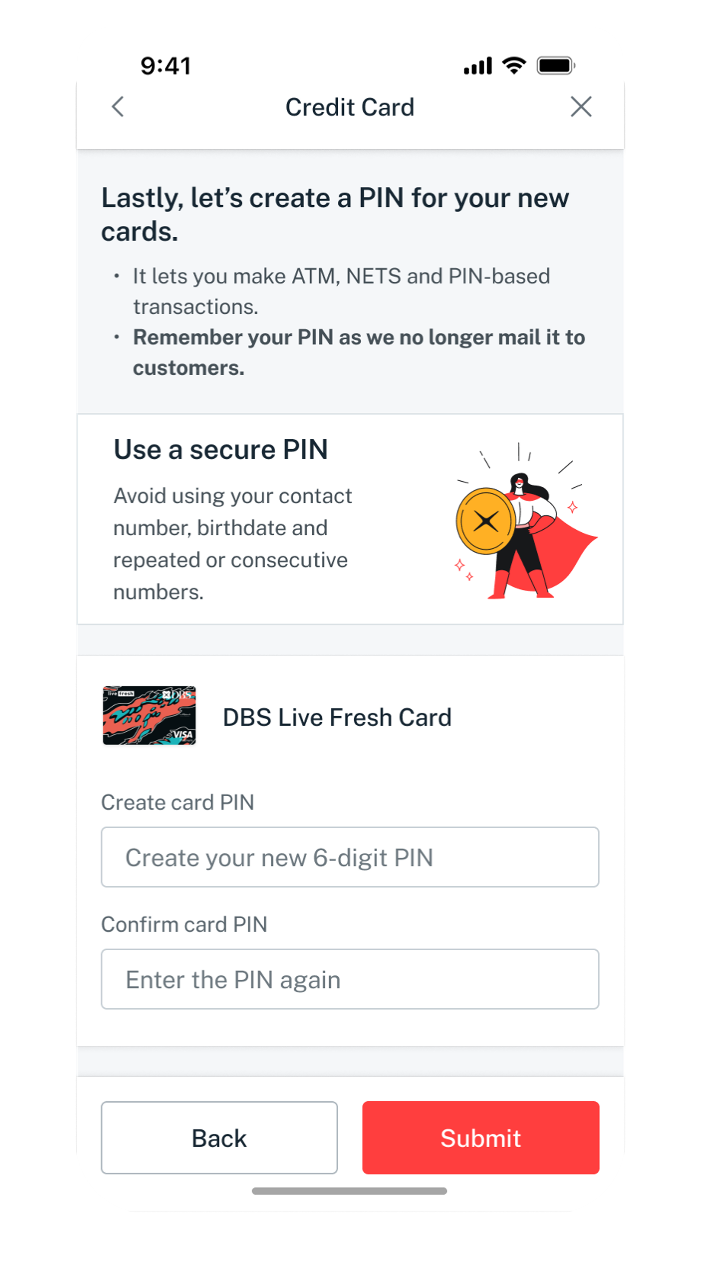 create pin