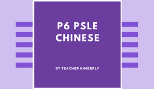 P6 PSLE Chinese with Ms Chua