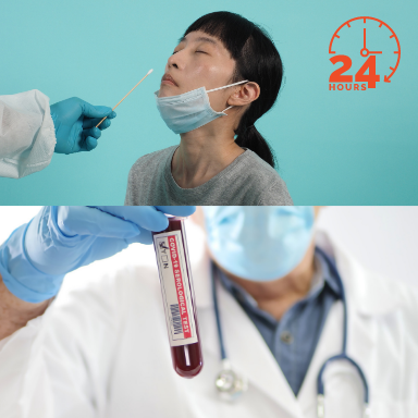 Covid-19 Home PCR Swab and Serology Tests - 24Hours