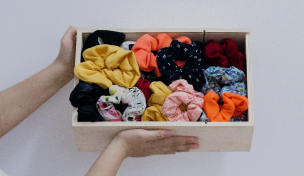 Scrunchies - made of Scrap Frabric