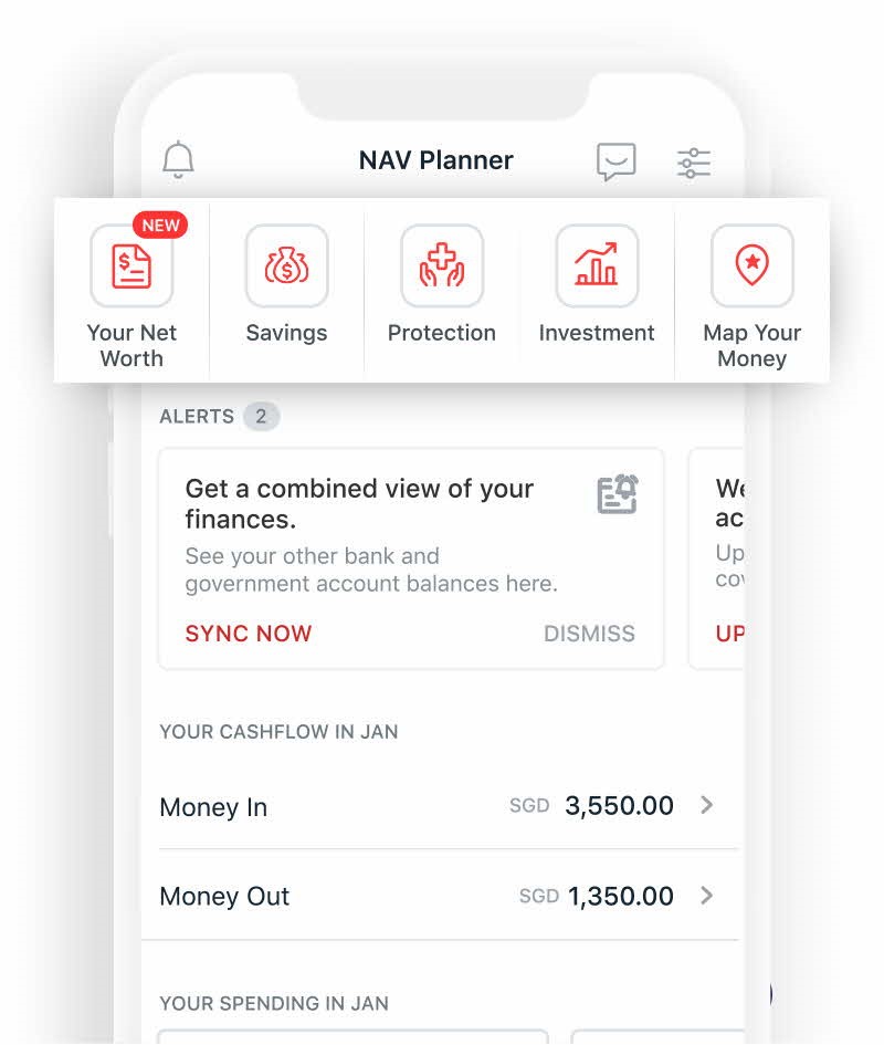 DBS NAV Planner Expense Tracker App