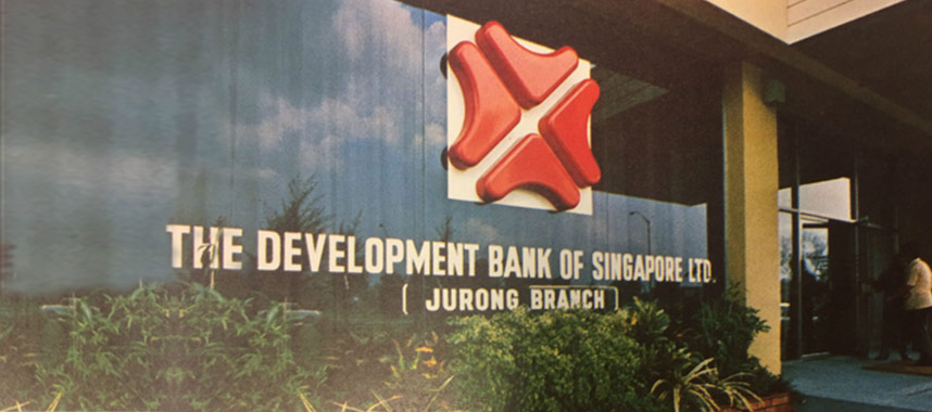 The Development Bank of Singapore's (DBS) first branch in Jurong