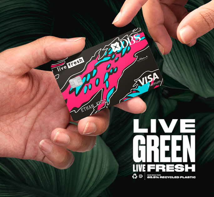 Live Green with DBS Live Fresh Card