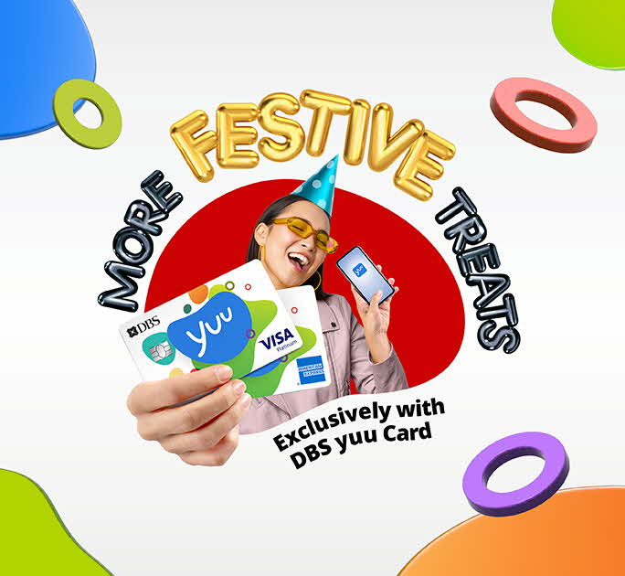 Enjoy festive treats, exclusively with DBS yuu Card