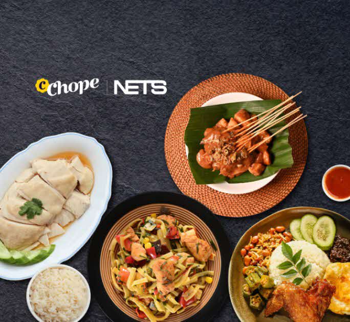 Get extra S$5 off with NETS on Chope app