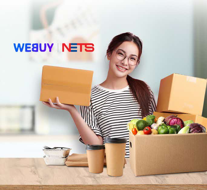 Get $5 off your first purchase with NETS on WEBUY app