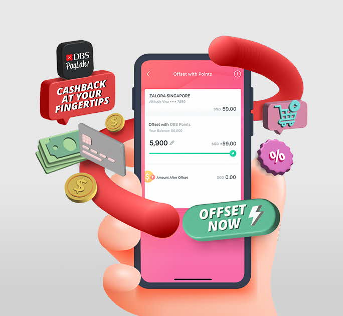 Offset your everyday spend with DBS Points on PayLah!