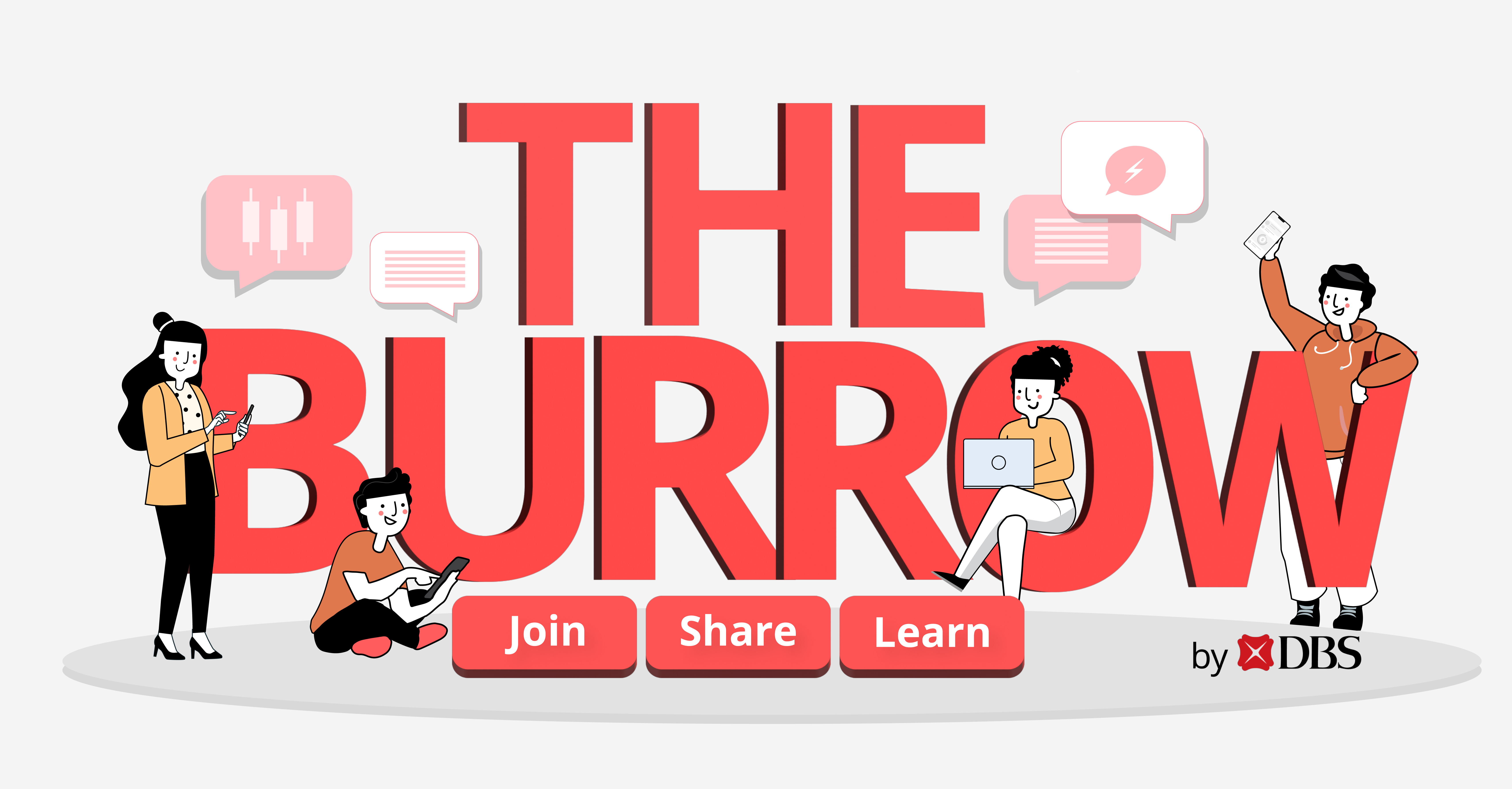 Join The Burrow by DBS - Online Personal Finance Community in Singapore