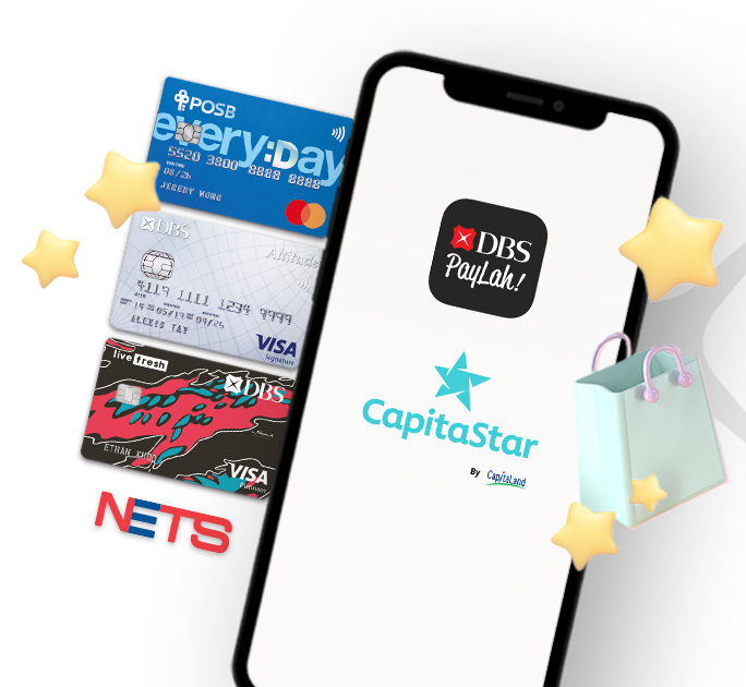 Get up to 10K STAR$® at CapitaLand Malls