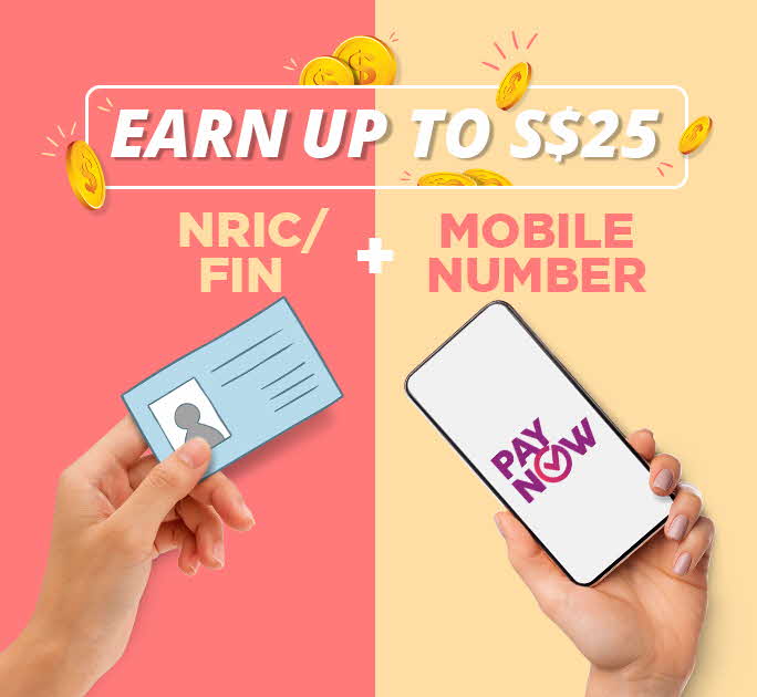 Use PayNow with DBS and unlock up to S$25
