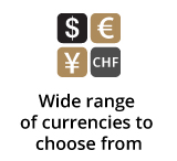 Benefits of CLIs - Wide Range of Currencies to choose from