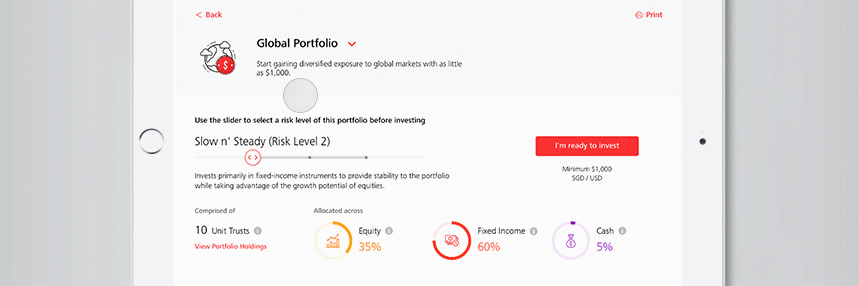 Global diversified portfolios from $1,000