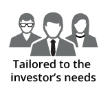 Tailored to the investors needs