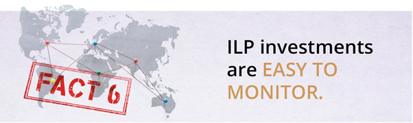 ILP investments are easy to monitor.