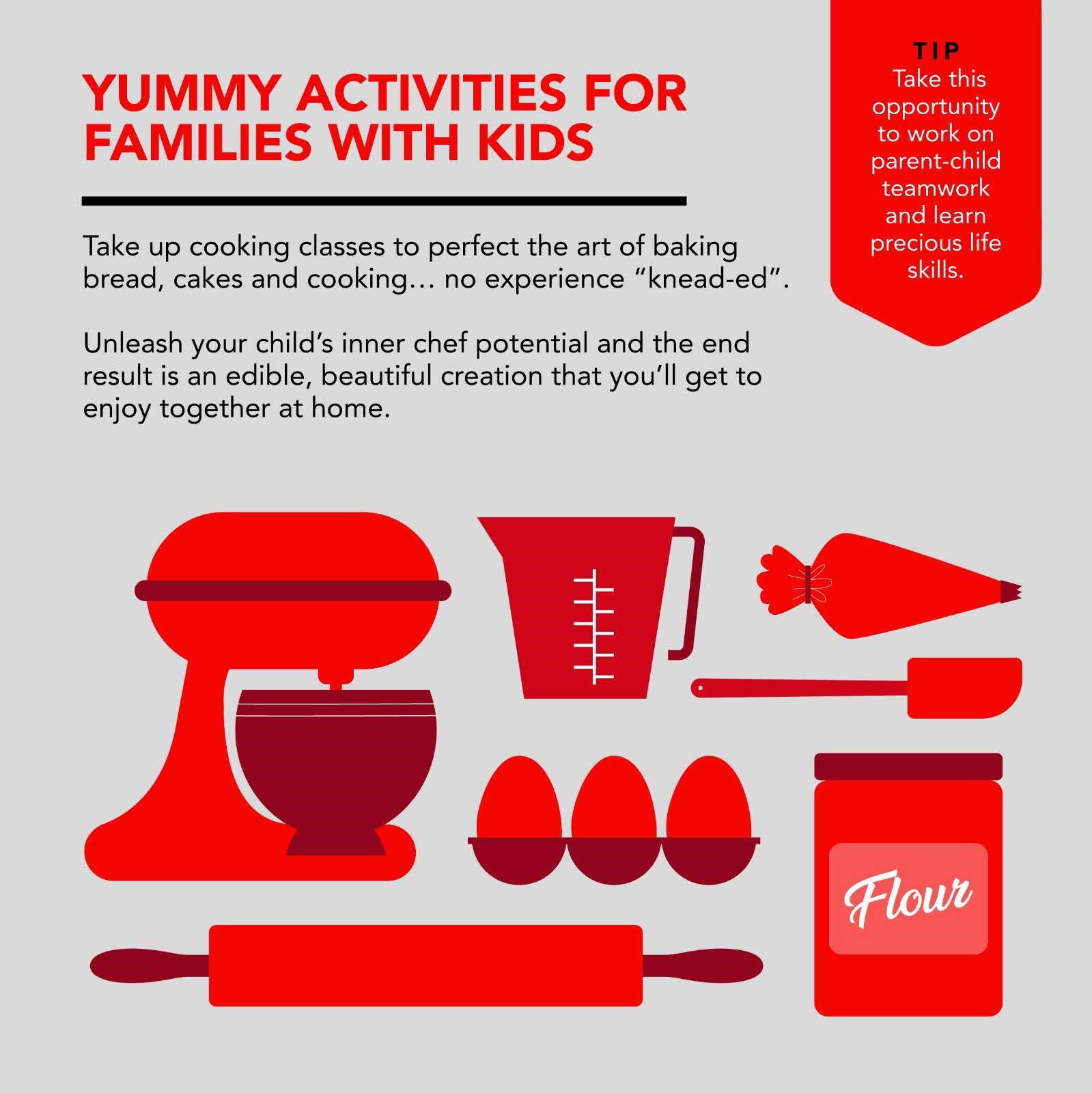 Yummy activities for families with kids