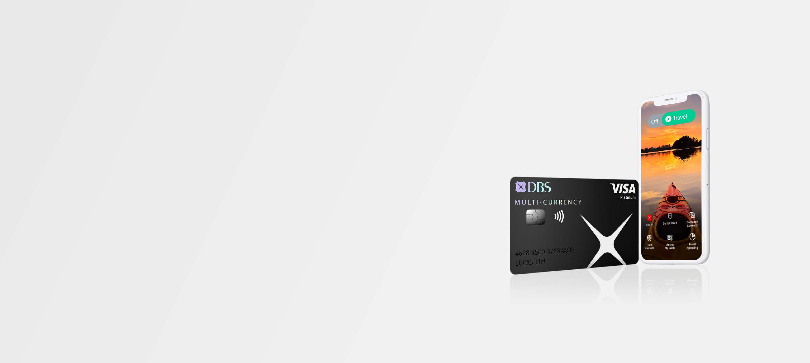 Your multi-currency DBS Visa Debit Card
