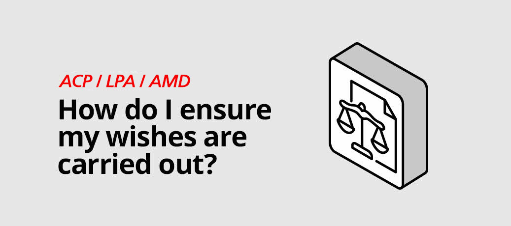 Ensure your wishes are carried out by entrusting someone to make decisions for you. ​