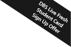 DBS Live Fresh Student Card Sign up offer
