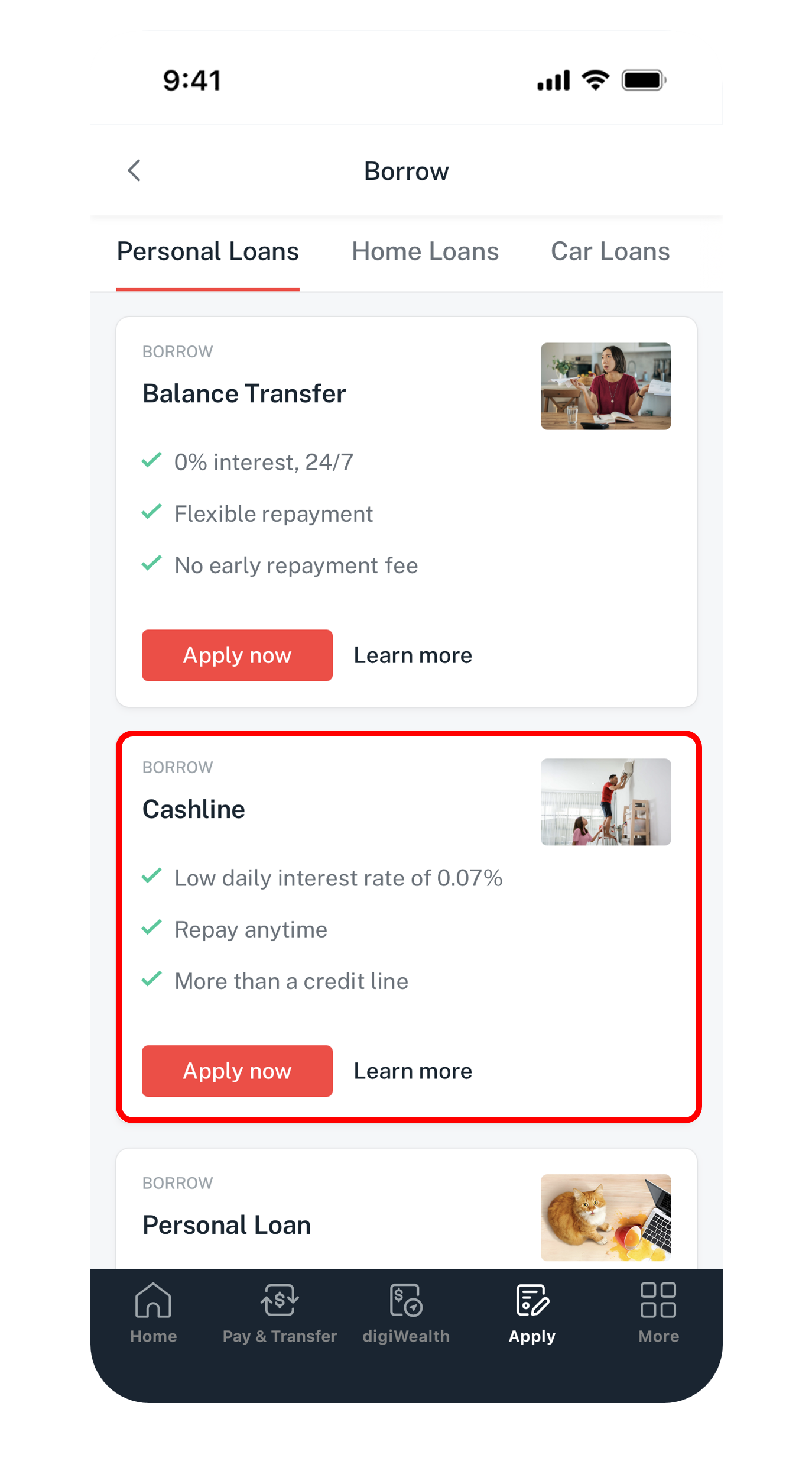 enter personal details