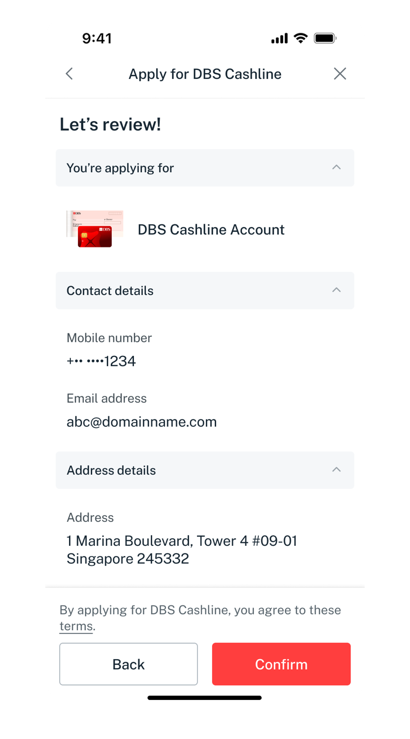 verify details