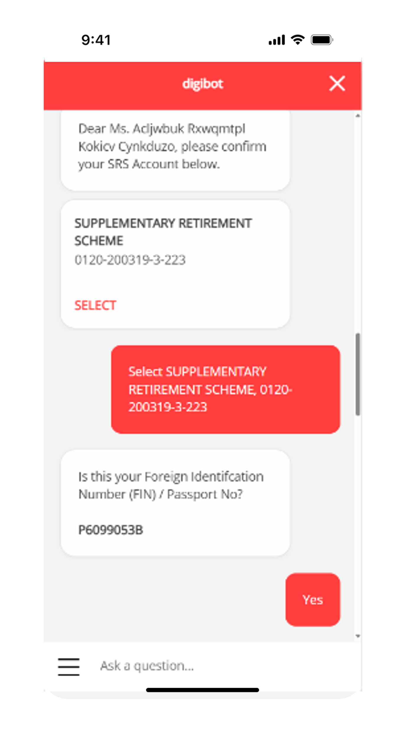 select srs account