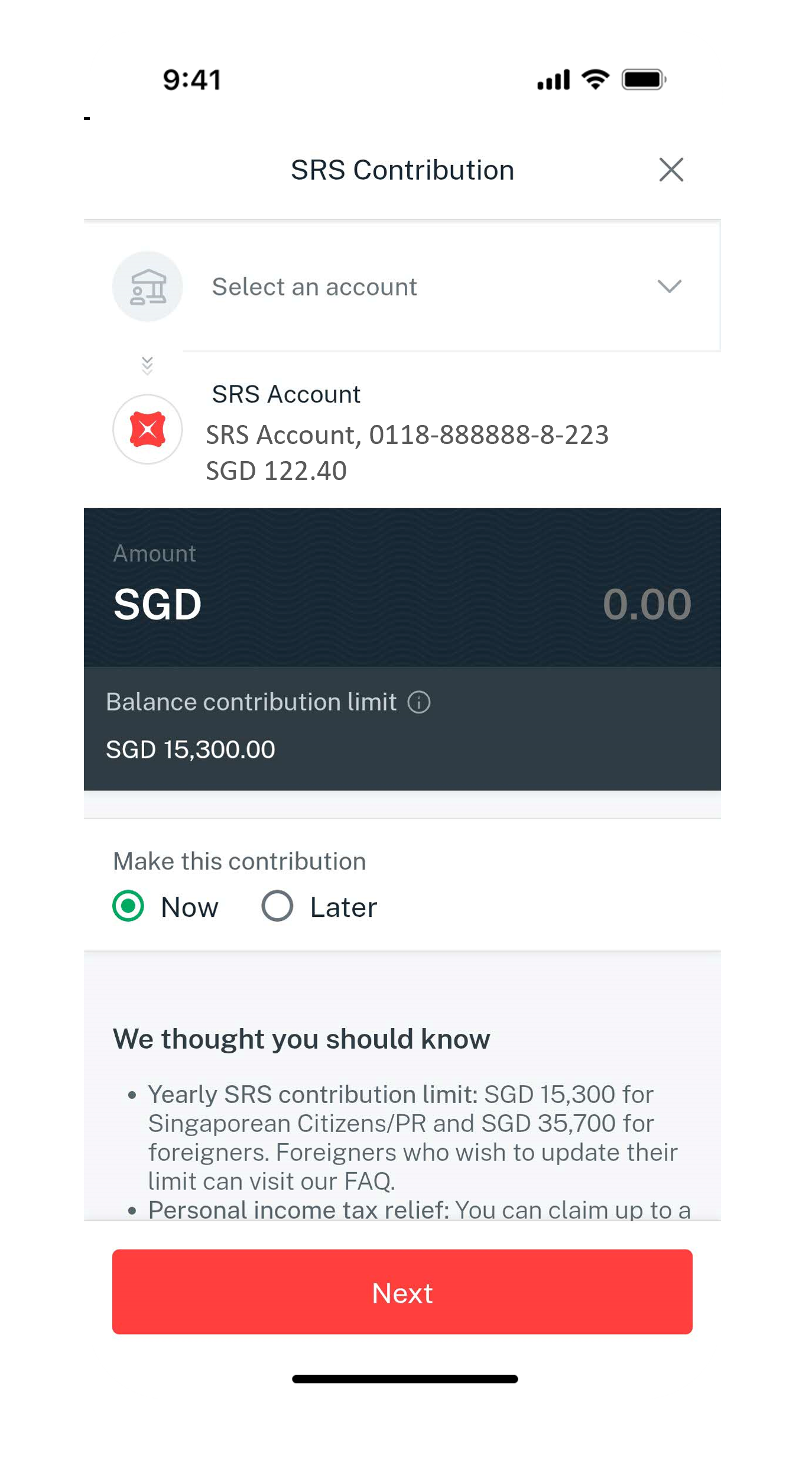 select fund source