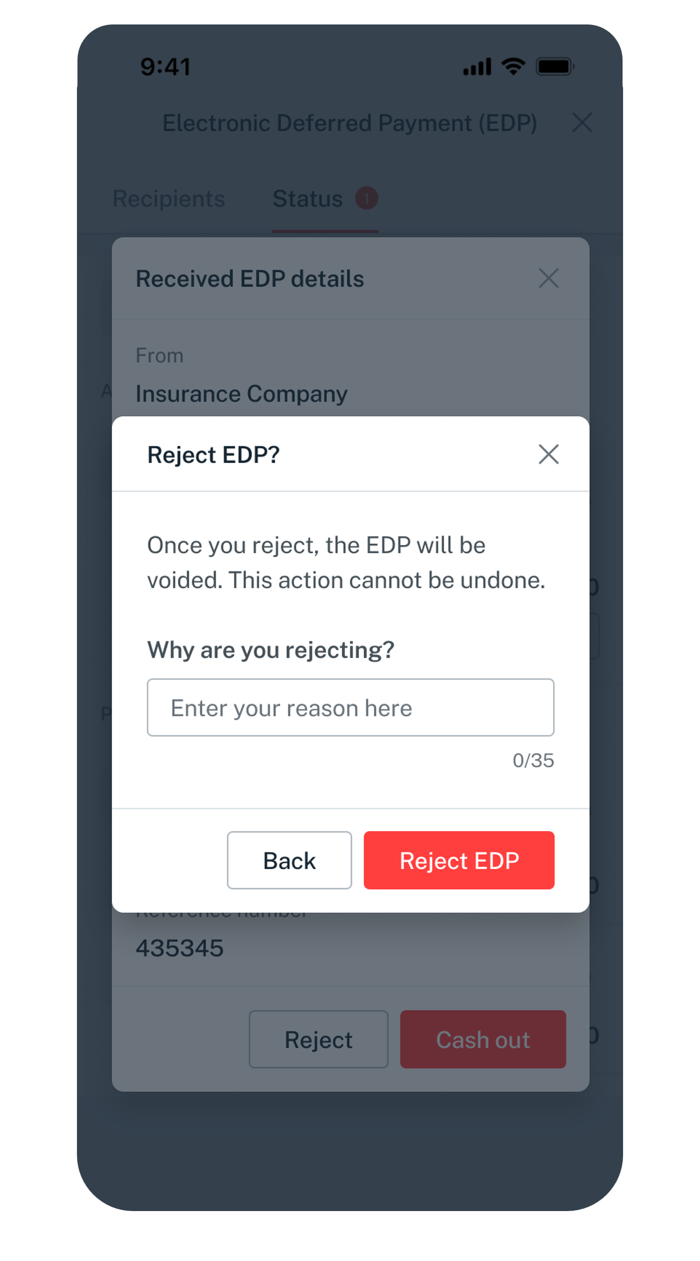 select reason