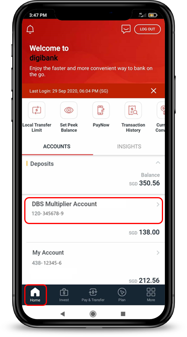 Retrieve And Share Your Transaction Details Dbs Singapore