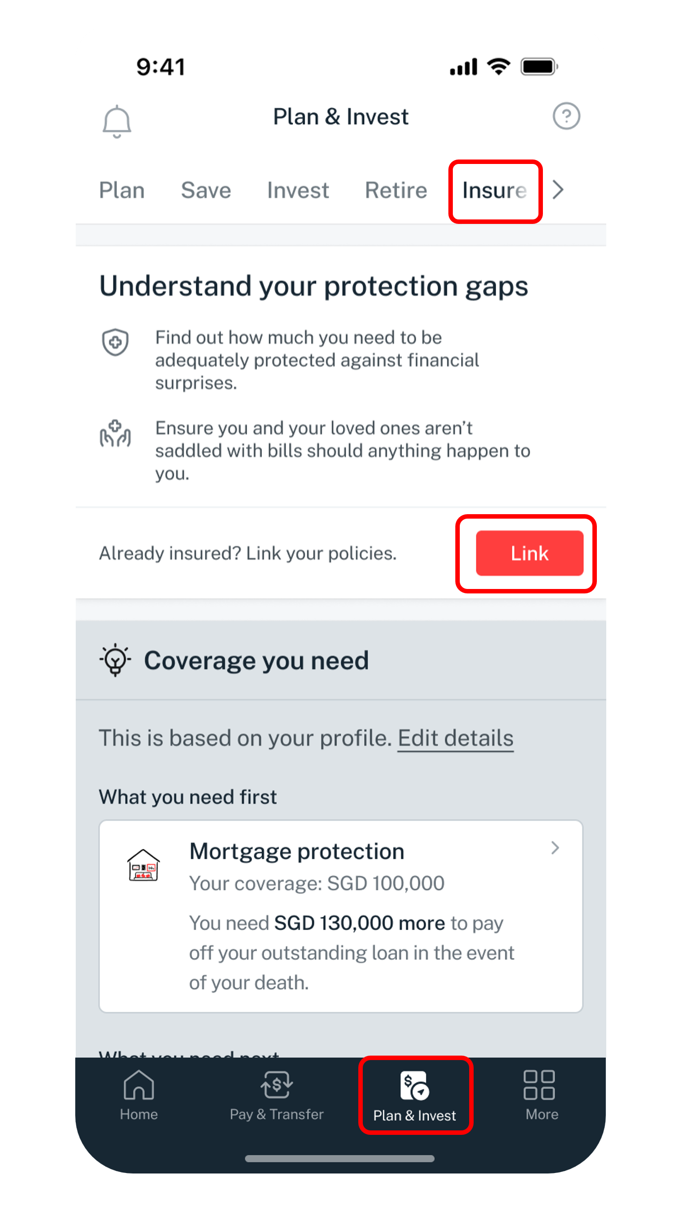 insure tab